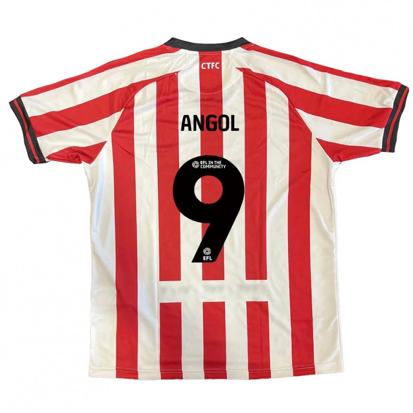 Danxen Criança Camisola Lee Angol #9 Vermelho Branco Preto Principal 2025/26 Camisa