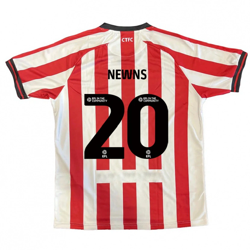 Danxen Criança Camisola Issy Newns #20 Vermelho Branco Preto Principal 2025/26 Camisa