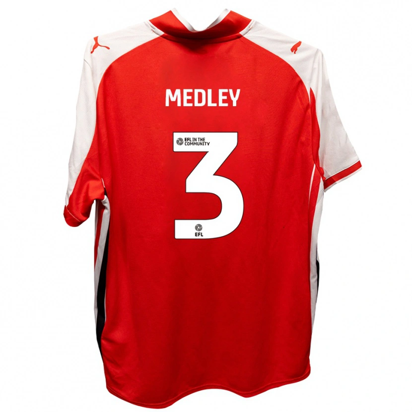 Danxen Criança Camisola Zech Medley #3 Vermelho Branco Principal 2025/26 Camisa