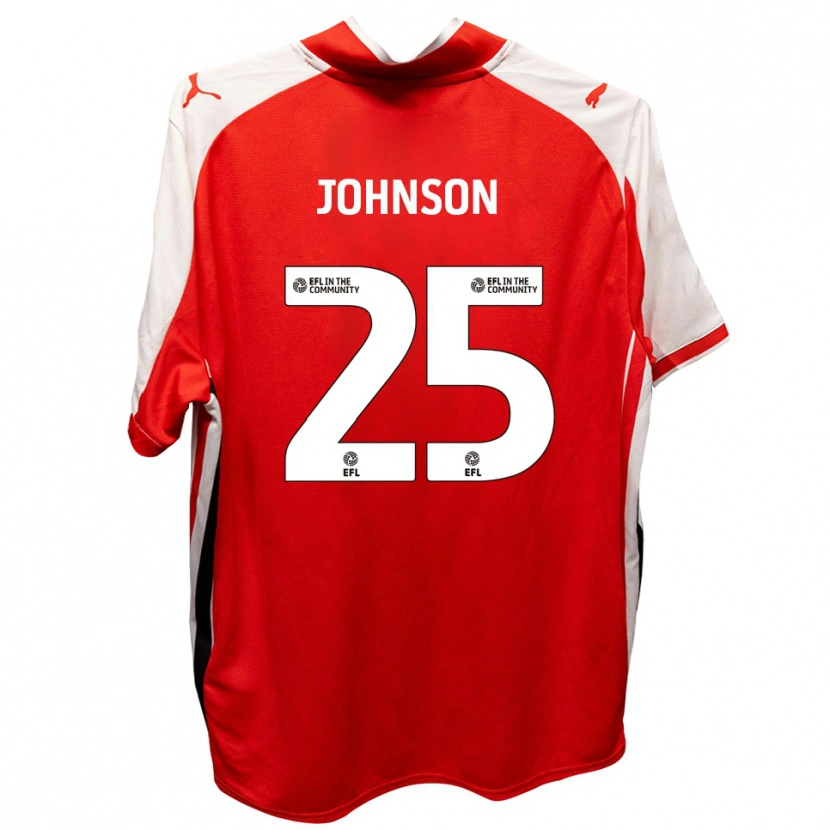 Danxen Criança Camisola Will Johnson #25 Vermelho Branco Principal 2025/26 Camisa