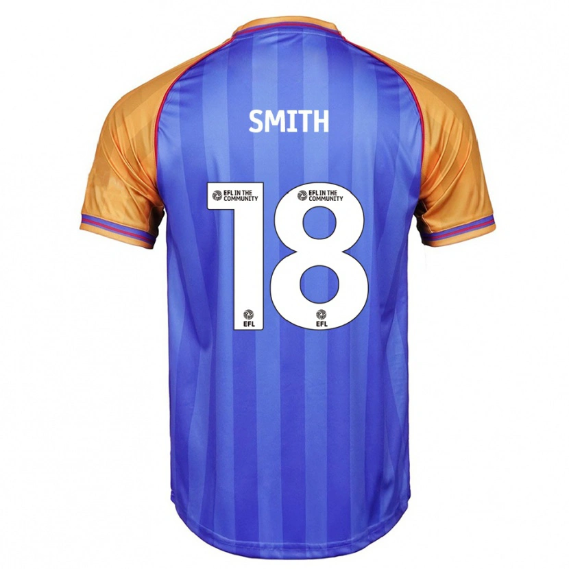 Danxen Criança Camisola Katy Smith #18 Azul Laranja Principal 2025/26 Camisa