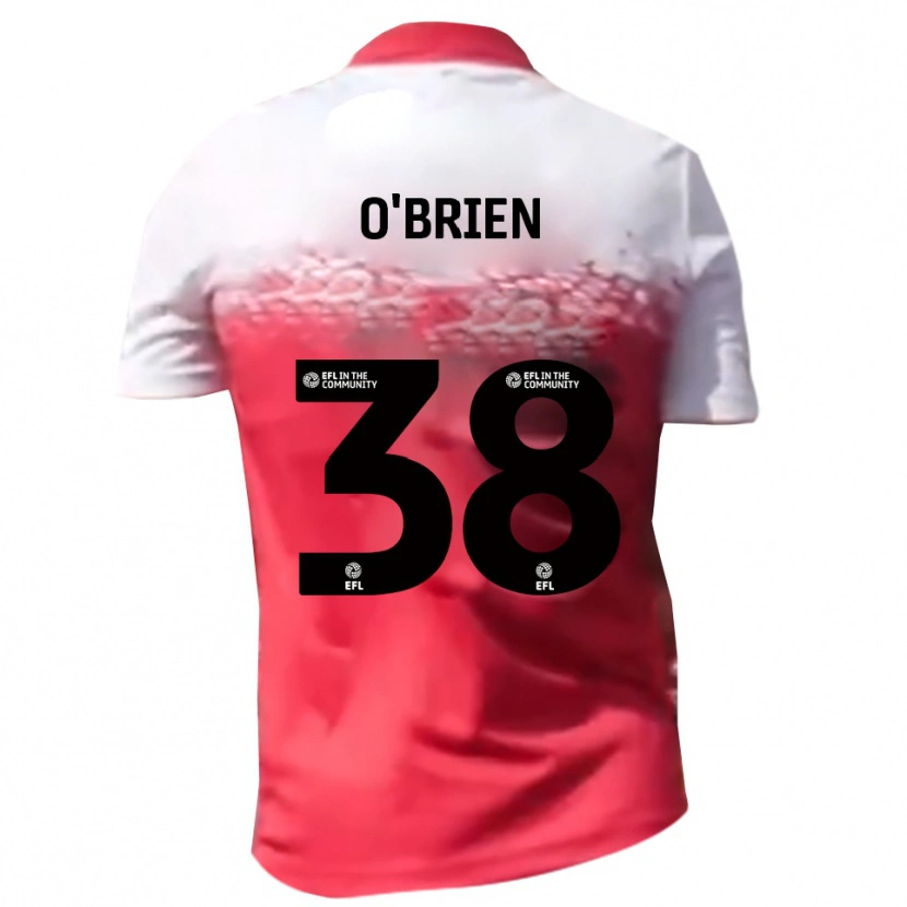 Danxen Criança Camisola Connor O'brien #38 Vermelho Branco Principal 2025/26 Camisa