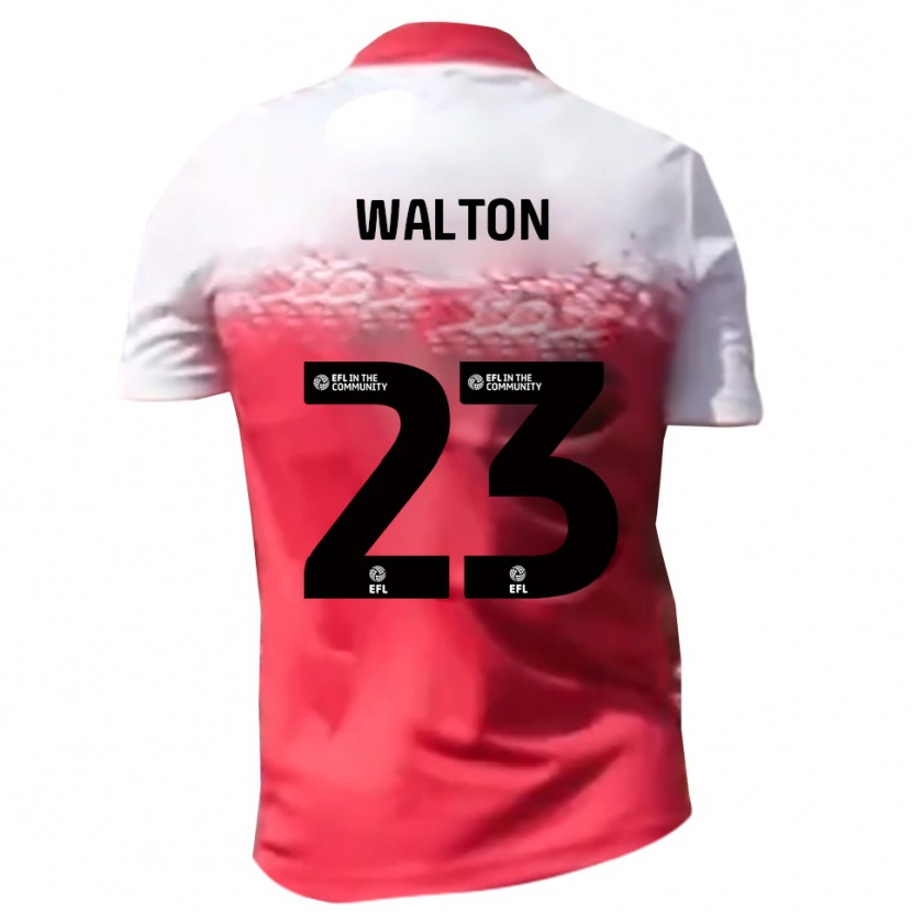 Danxen Criança Camisola Tyler Walton #23 Vermelho Branco Principal 2025/26 Camisa