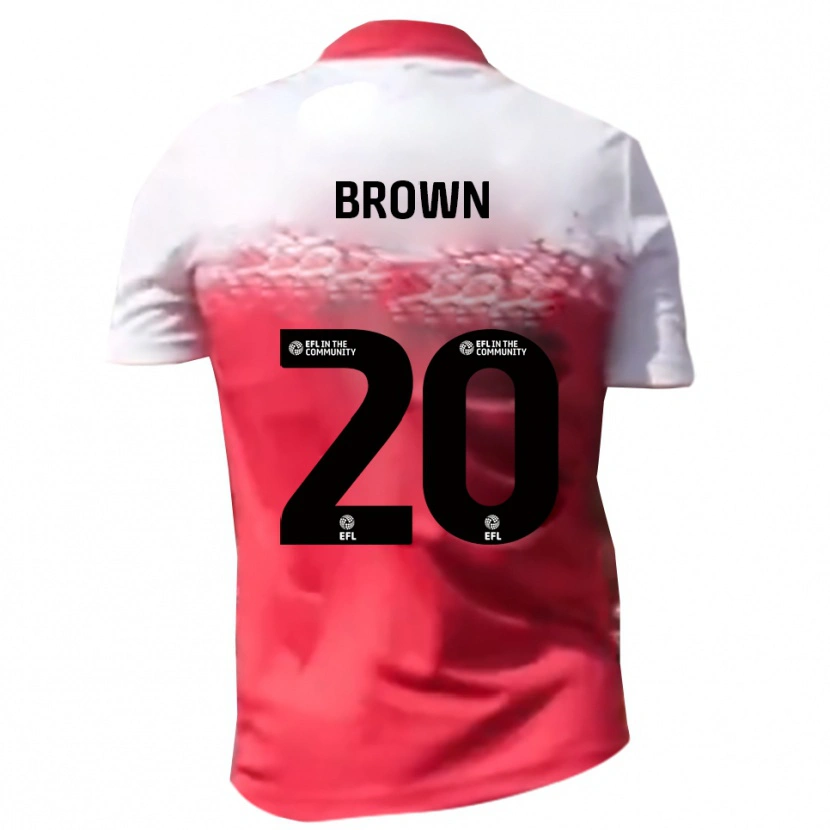 Danxen Criança Camisola Charlie Brown #20 Vermelho Branco Principal 2025/26 Camisa