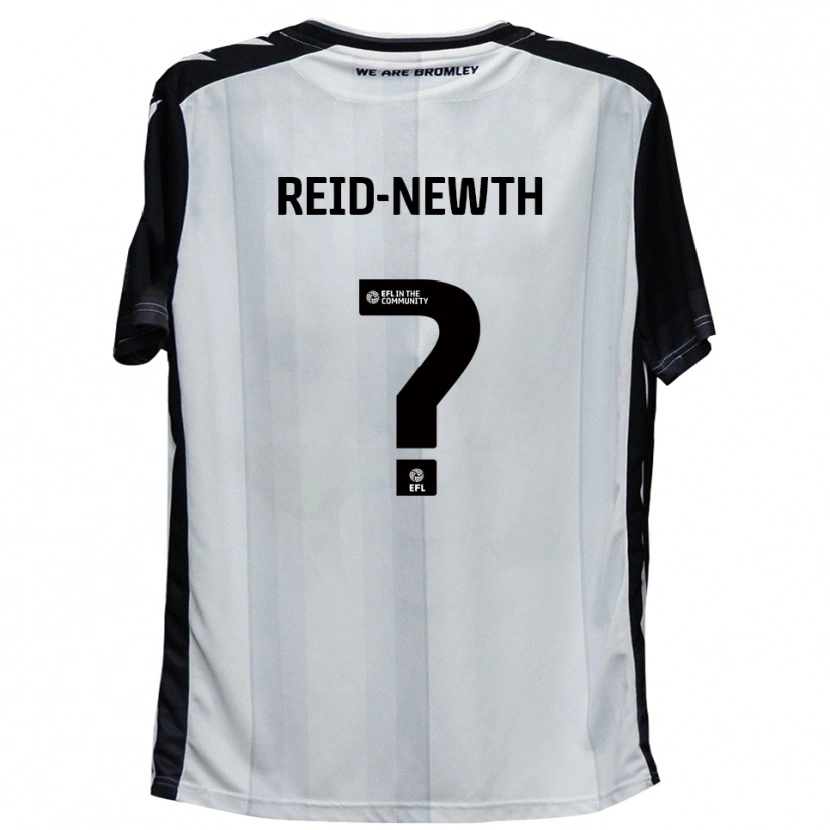 Danxen Criança Camisola Louis Reid-Newth #0 Branco Preto Principal 2025/26 Camisa