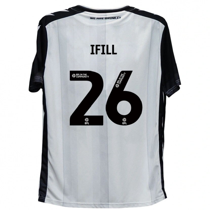 Danxen Criança Camisola Marcus Ifill #26 Branco Preto Principal 2025/26 Camisa