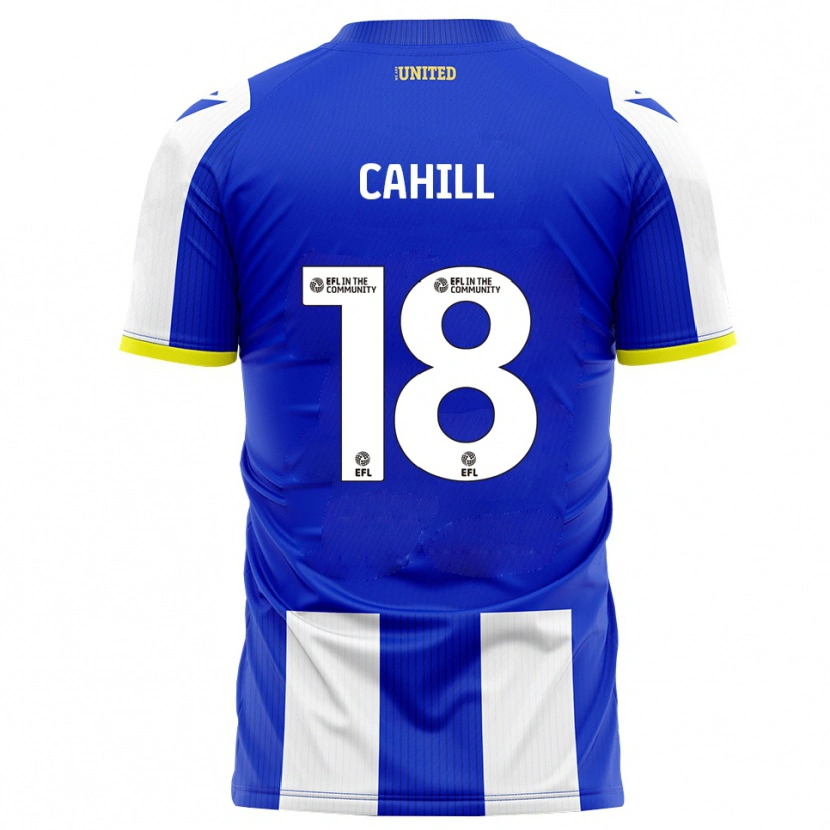 Danxen Criança Camisola Ella Cahill #18 Azul Branco Principal 2025/26 Camisa