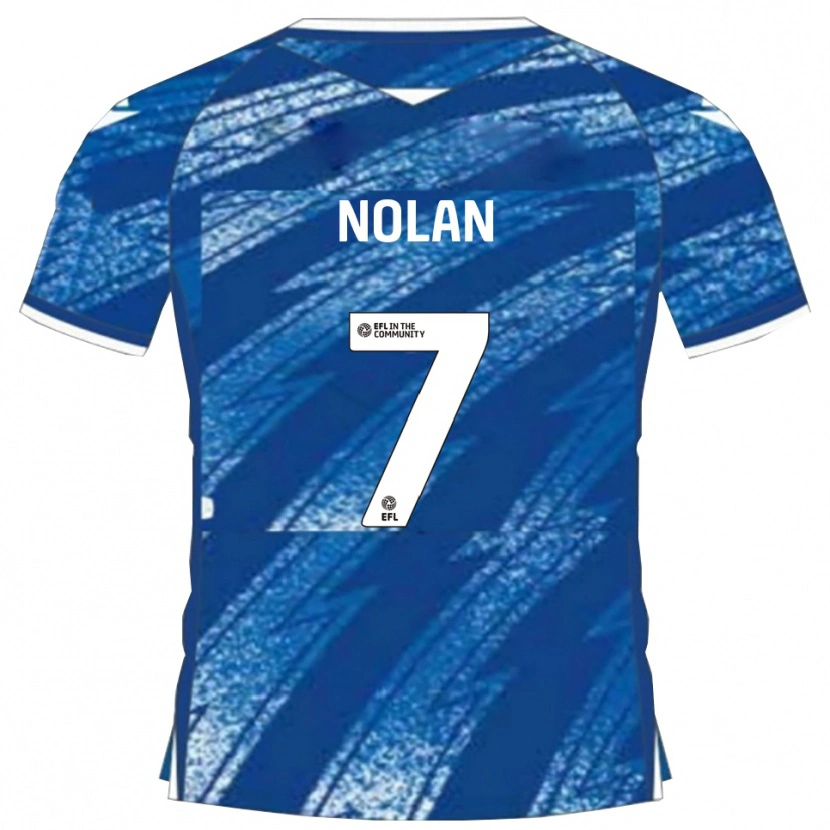 Danxen Criança Camisola Jack Nolan #7 Azul Branco Principal 2025/26 Camisa
