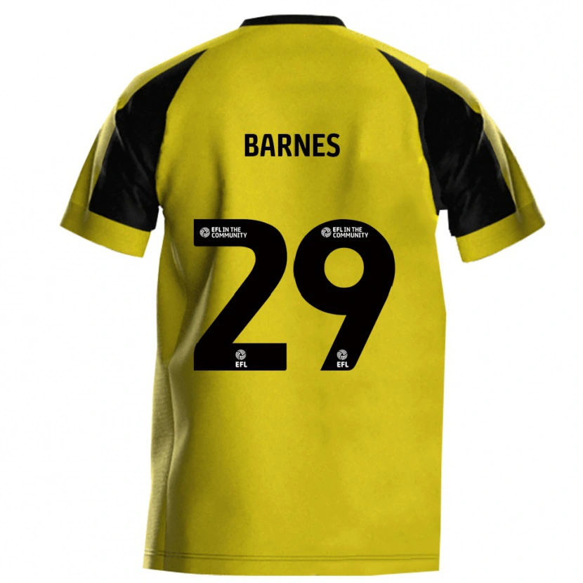 Danxen Criança Camisola Lucas Barnes #29 Amarelo Cinza Principal 2025/26 Camisa