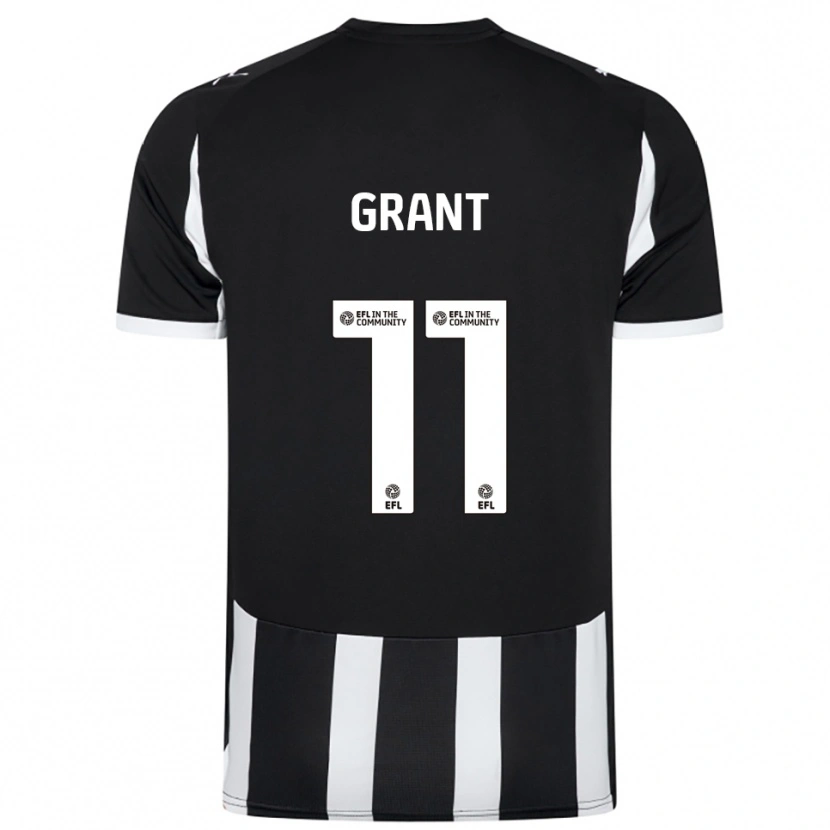 Danxen Criança Camisola Conor Grant #11 Preto Branco Principal 2025/26 Camisa