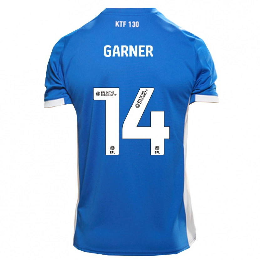 Danxen Criança Camisola Joe Garner #14 Azul Branco Principal 2025/26 Camisa