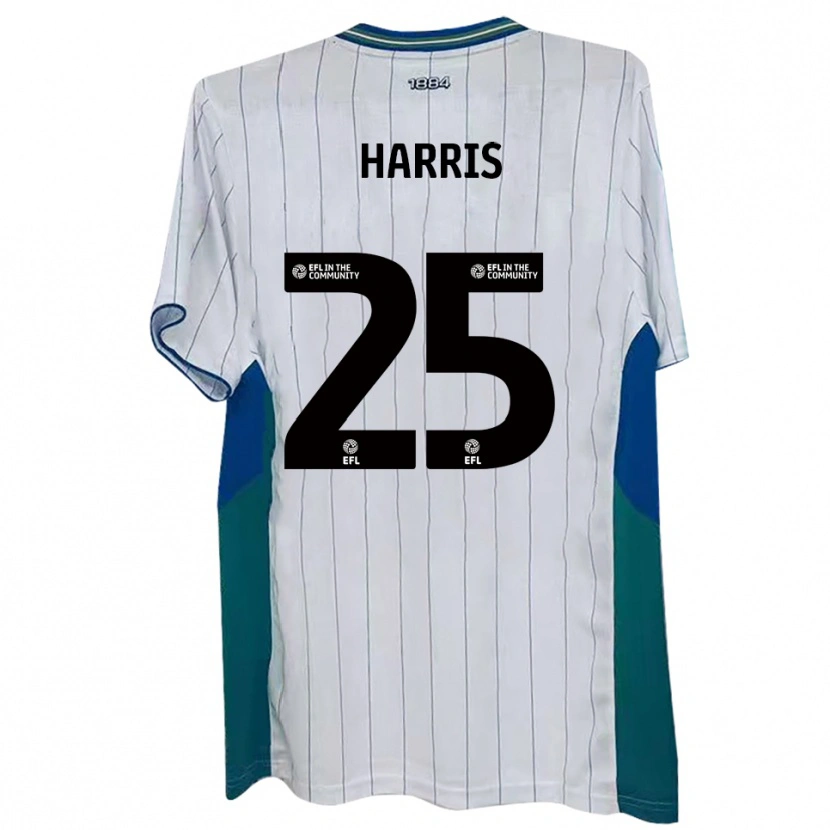 Danxen Criança Camisola Taylan Harris #25 Branco Verde Azul Principal 2025/26 Camisa