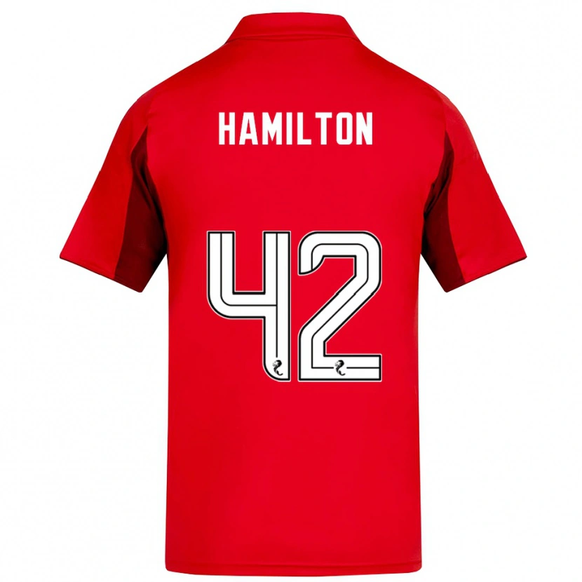 Danxen Criança Camisola Brendan Hamilton #42 Vermelho Vinho Principal 2025/26 Camisa