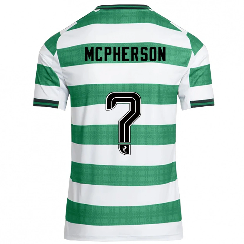 Danxen Criança Camisola Ben Mcpherson #0 Verde Branco Principal 2025/26 Camisa