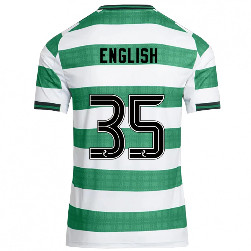 Danxen Criança Camisola Isaac English #35 Verde Branco Principal 2025/26 Camisa