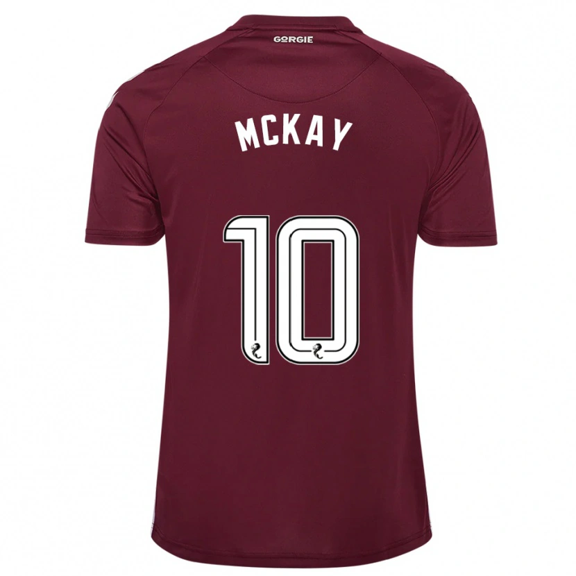 Danxen Criança Camisola Barrie Mckay #10 Vinho Branco Principal 2025/26 Camisa