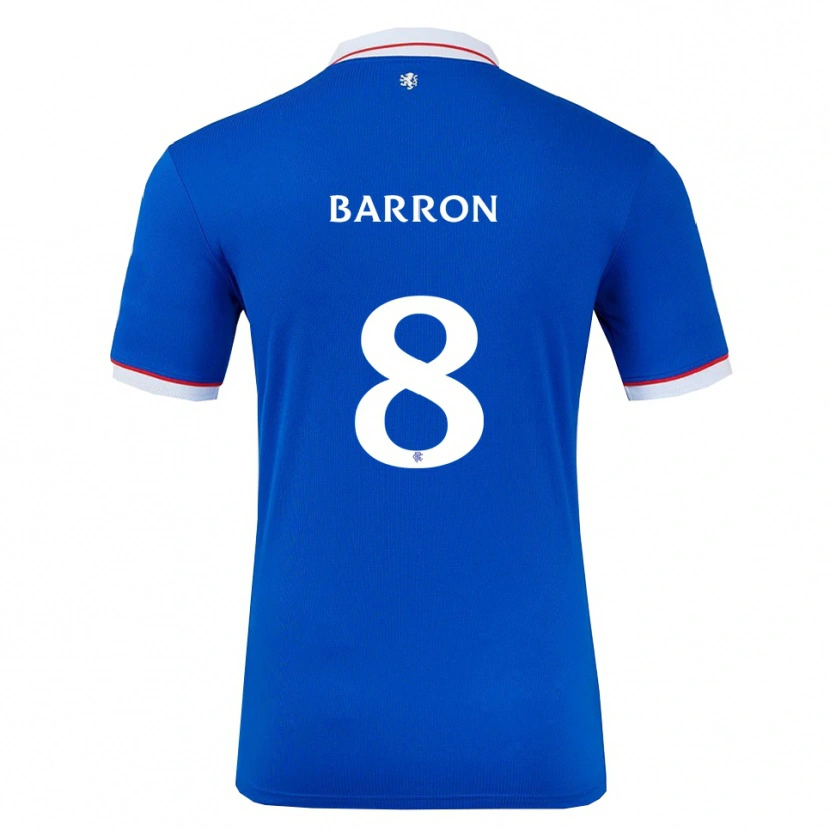 Danxen Criança Camisola Connor Barron #8 Azul Branco Principal 2025/26 Camisa
