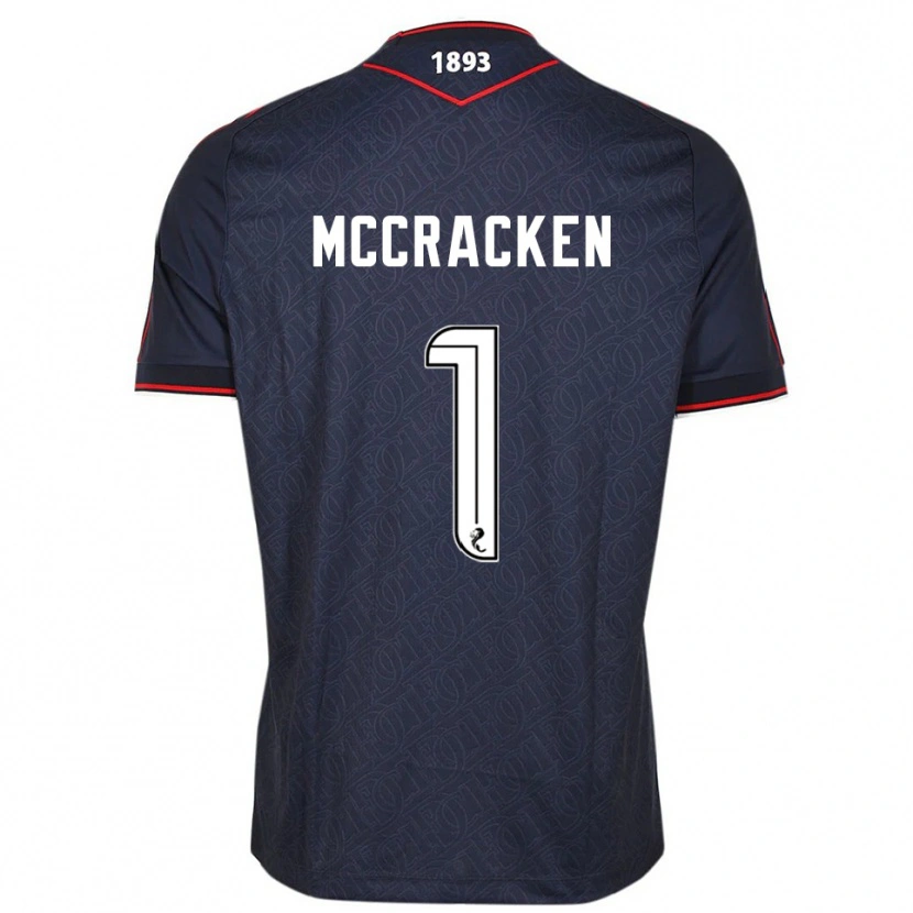 Danxen Criança Camisola Jon Mccracken #1 Azul Marinho Branco Principal 2025/26 Camisa