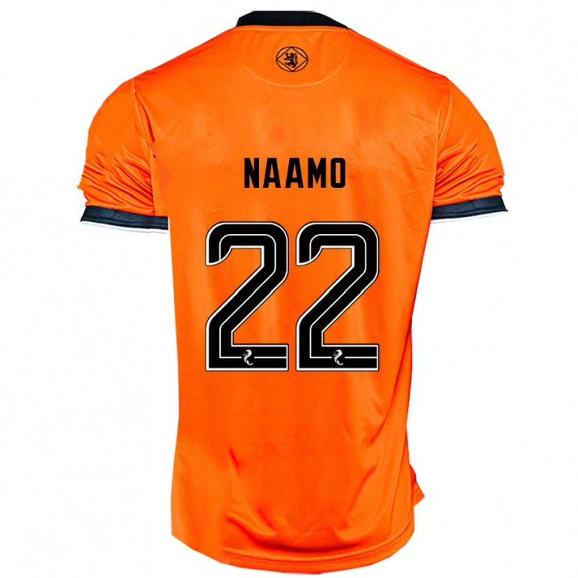 Danxen Criança Camisola Dario Naamo #22 Laranja Preto Principal 2025/26 Camisa