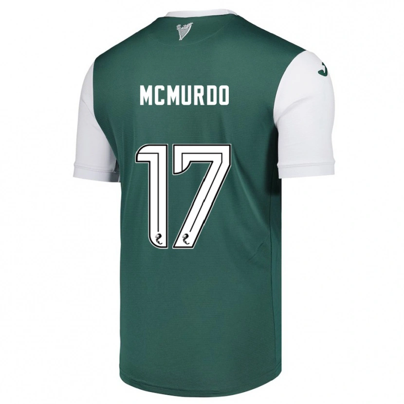 Danxen Criança Camisola Jamie Mcmurdo #17 Verde Branco Principal 2025/26 Camisa