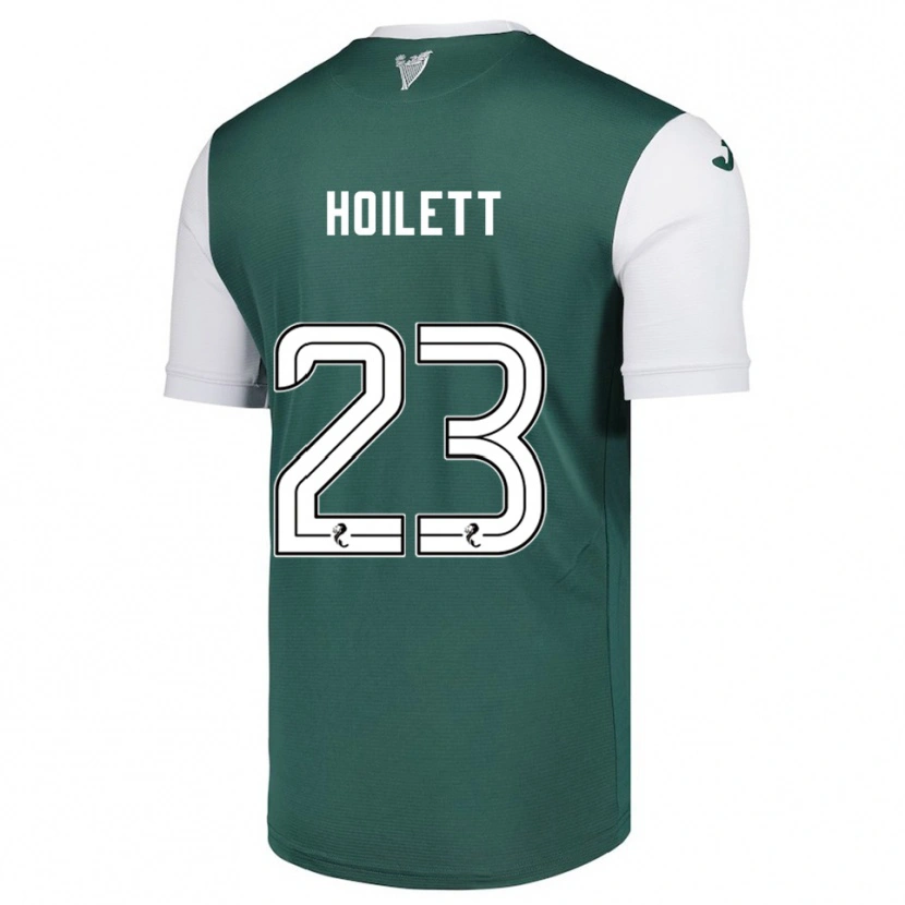 Danxen Criança Camisola Junior Hoilett #23 Verde Branco Principal 2025/26 Camisa