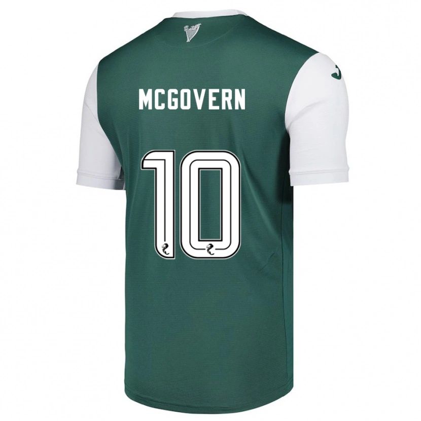 Danxen Criança Camisola Kathleen Mcgovern #10 Verde Branco Principal 2025/26 Camisa