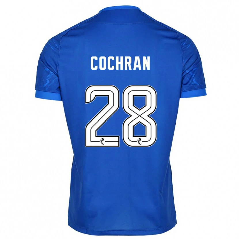 Danxen Criança Camisola Bobby Cochran #28 Azul Branco Principal 2025/26 Camisa