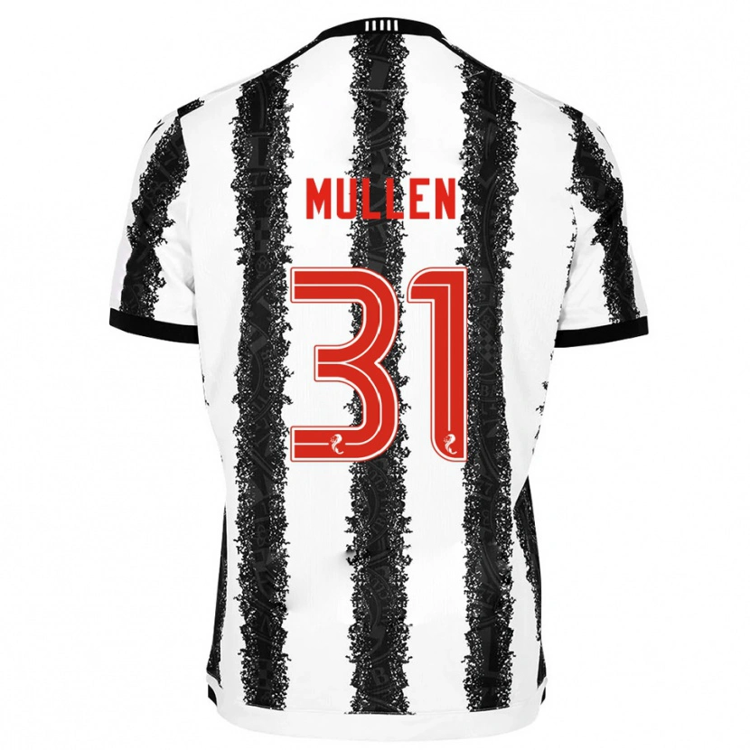 Danxen Criança Camisola Ryan Mullen #31 Branco Preto Principal 2025/26 Camisa