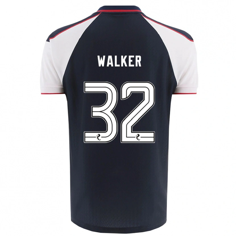 Danxen Criança Camisola Rhys Walker #32 Azul Marinho Branco Principal 2025/26 Camisa