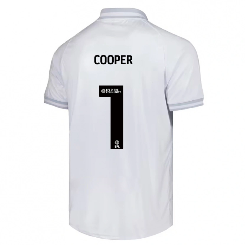 Danxen Criança Camisola Murphy Cooper #1 Branco Cinza Preto Alternativa 2025/26 Camisa