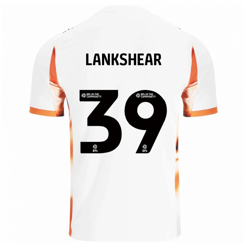 Danxen Criança Camisola Alex Lankshear #39 Branco Laranja Preto Alternativa 2025/26 Camisa