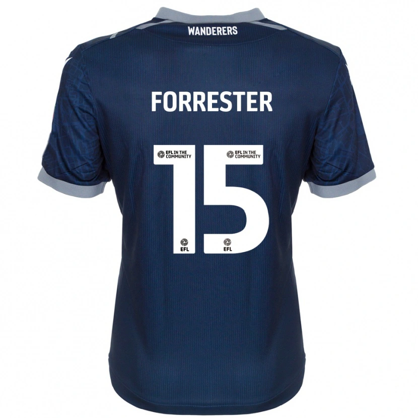 Danxen Criança Camisola Will Forrester #15 Azul Marinho Cinza Alternativa 2025/26 Camisa