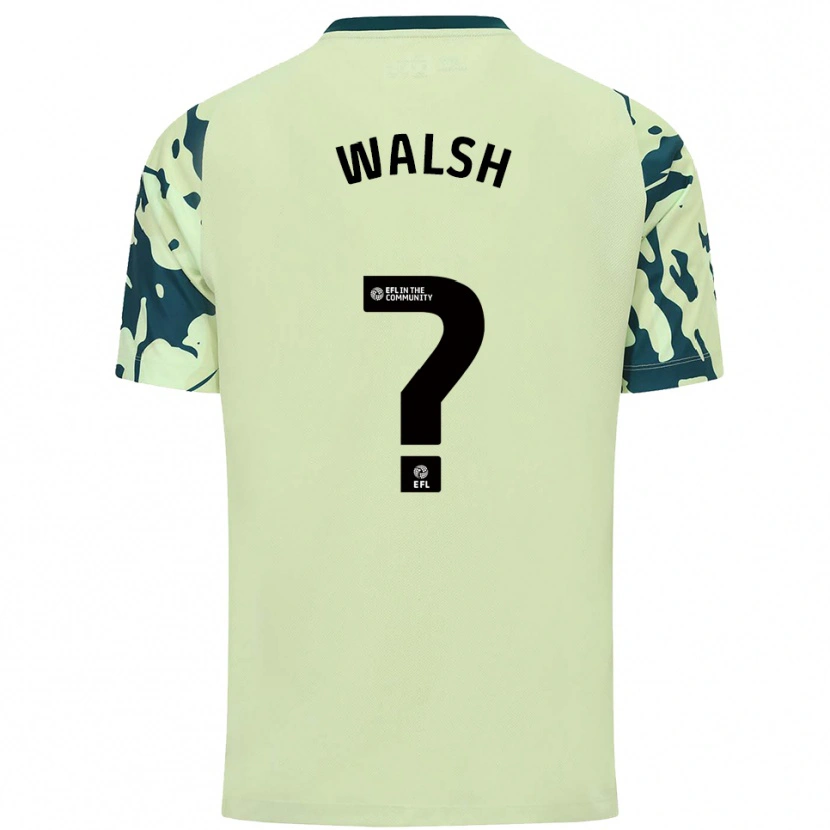 Danxen Criança Camisola Oliver Walsh #0 Verde Escuro Alternativa 2025/26 Camisa