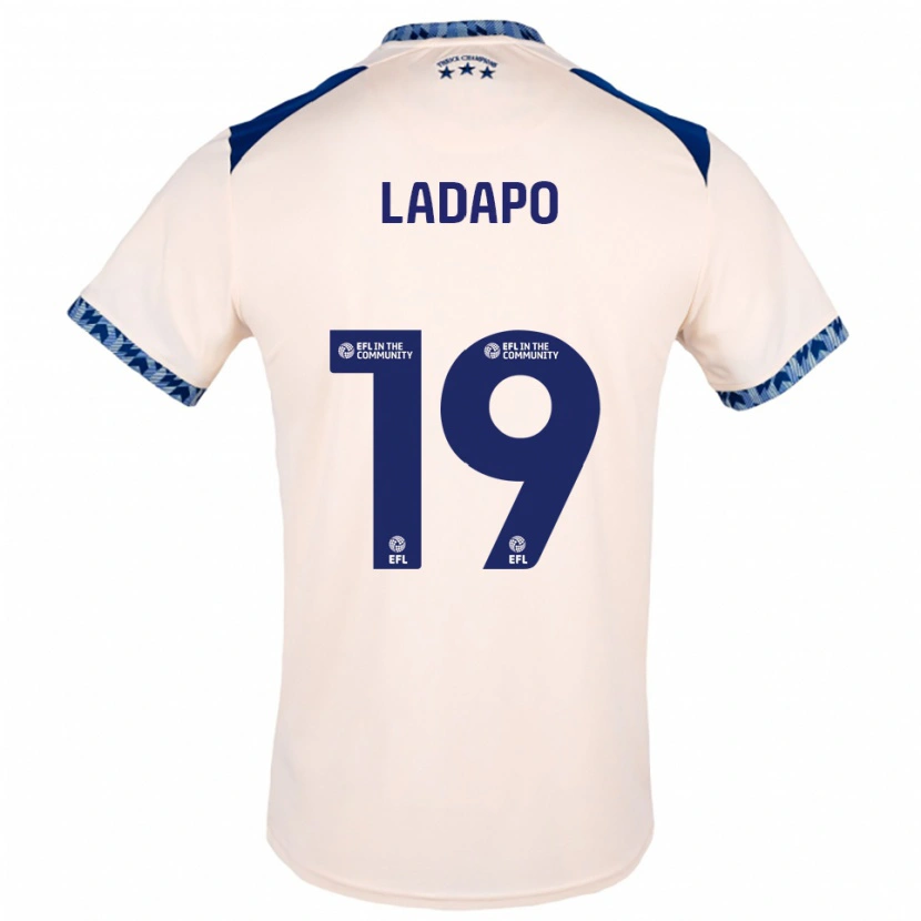 Danxen Criança Camisola Freddie Ladapo #19 Branco Sujo Azul Marinho Alternativa 2025/26 Camisa