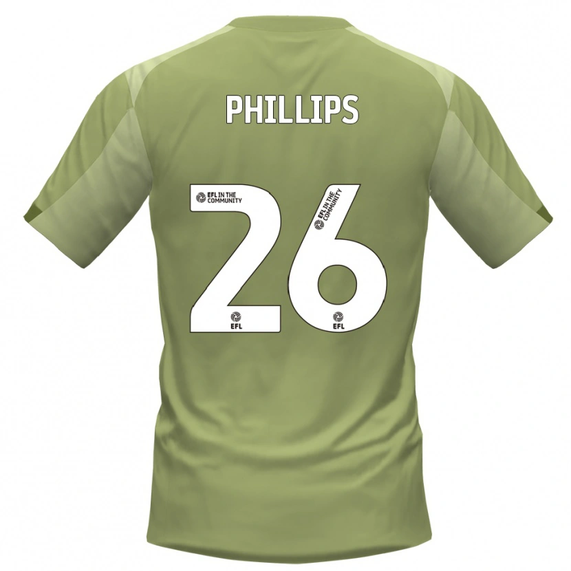 Danxen Criança Camisola Noah Phillips #26 Sálvia Champagne Alternativa 2025/26 Camisa