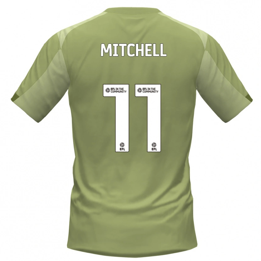 Danxen Criança Camisola Demetri Mitchell #11 Sálvia Champagne Alternativa 2025/26 Camisa