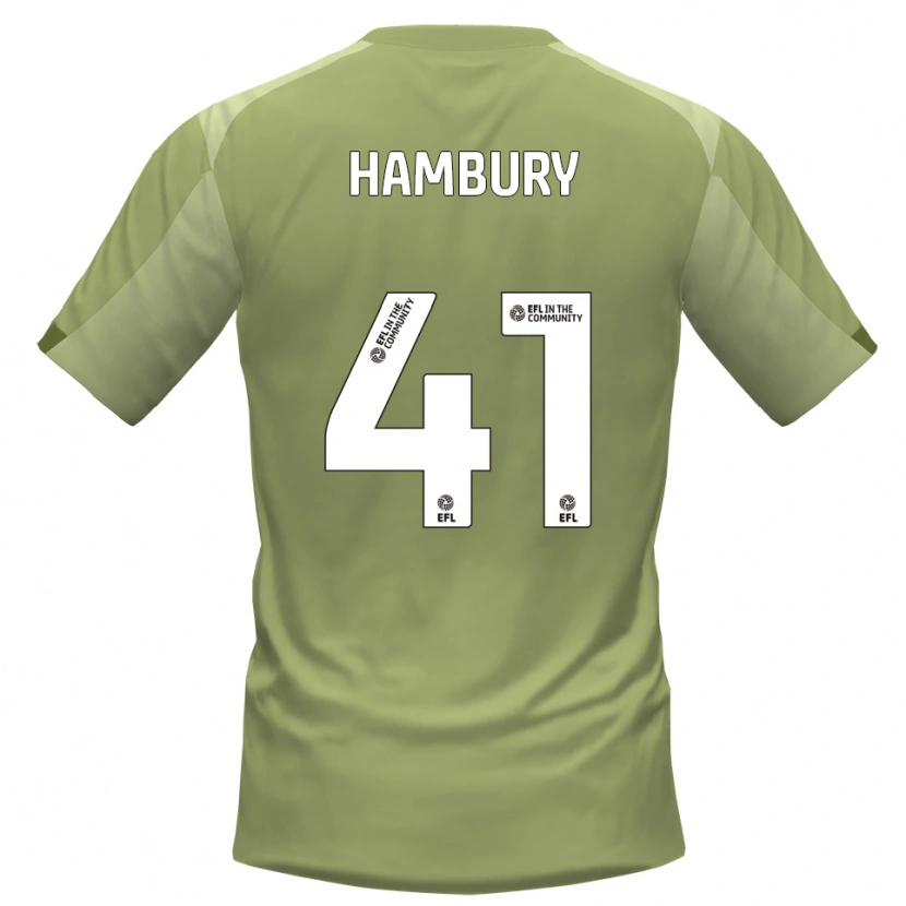 Danxen Criança Camisola Zack Hambury #41 Sálvia Champagne Alternativa 2025/26 Camisa