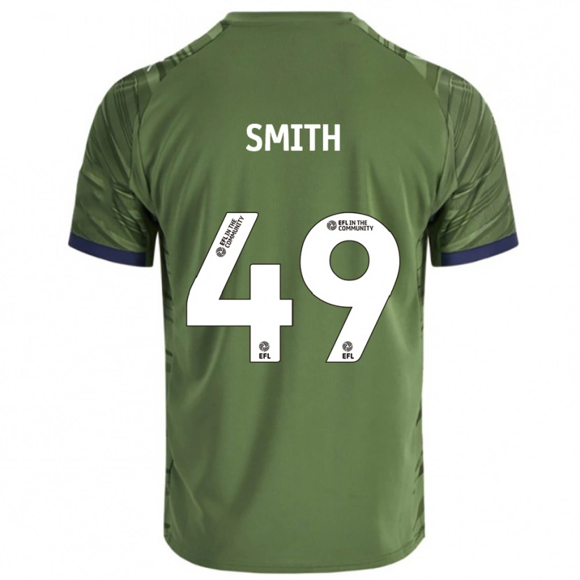 Danxen Criança Camisola Bastian Smith #49 Verde Branco Alternativa 2025/26 Camisa