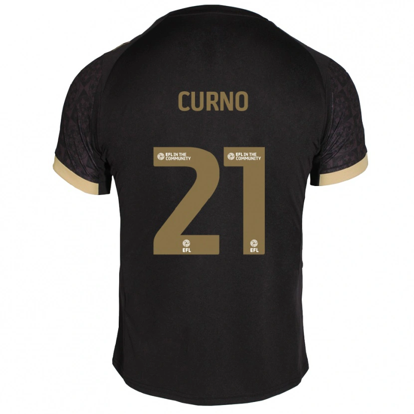 Danxen Criança Camisola Maddi Curno #21 Preto Dourado Alternativa 2025/26 Camisa