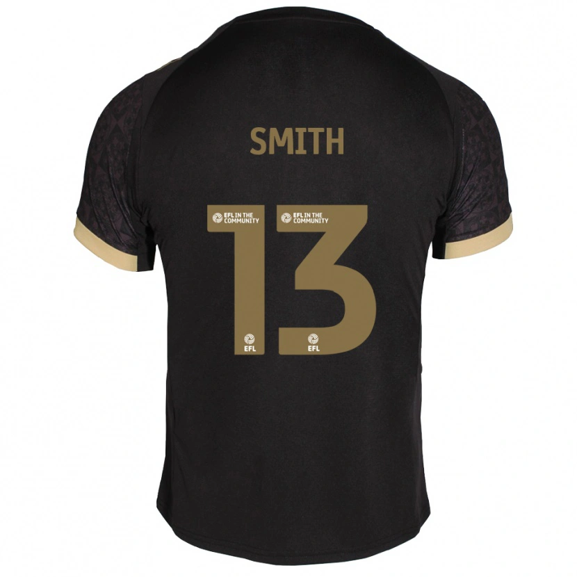 Danxen Criança Camisola Grace Smith #13 Preto Dourado Alternativa 2025/26 Camisa