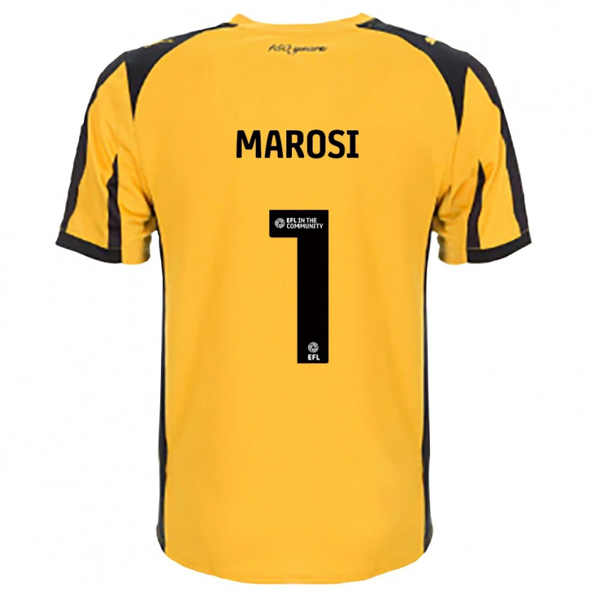 Danxen Criança Camisola Marko Marosi #1 Laranja Preto Alternativa 2025/26 Camisa