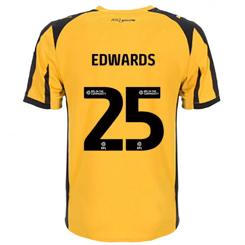 Danxen Criança Camisola Diamond Edwards #25 Laranja Preto Alternativa 2025/26 Camisa