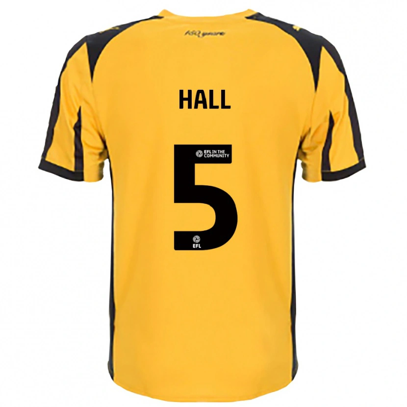 Danxen Criança Camisola Connor Hall #5 Laranja Preto Alternativa 2025/26 Camisa