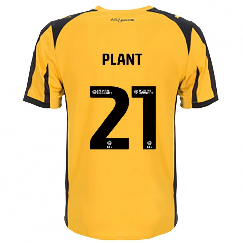 Danxen Criança Camisola James Plant #21 Laranja Preto Alternativa 2025/26 Camisa