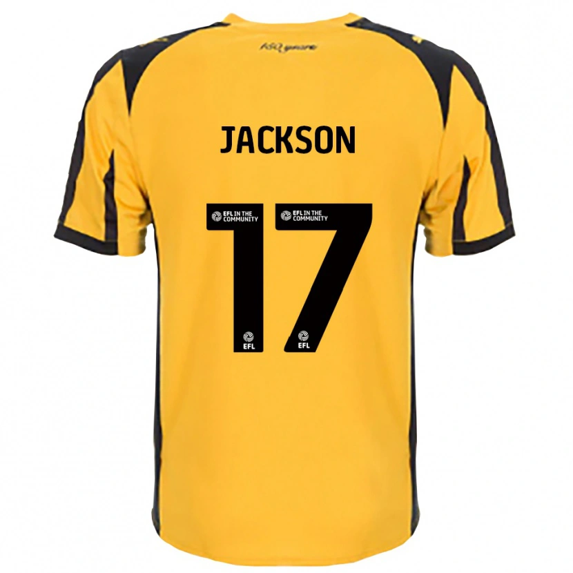 Danxen Criança Camisola Freya Jackson #17 Laranja Preto Alternativa 2025/26 Camisa