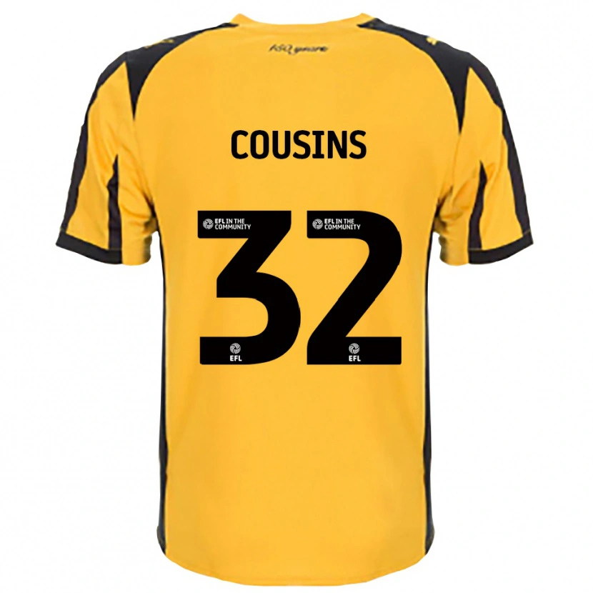 Danxen Criança Camisola Logan Cousins #32 Laranja Preto Alternativa 2025/26 Camisa