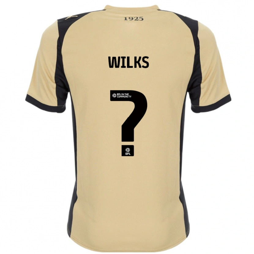 Danxen Criança Camisola Mallik Wilks #0 Dourado Preto Alternativa 2025/26 Camisa