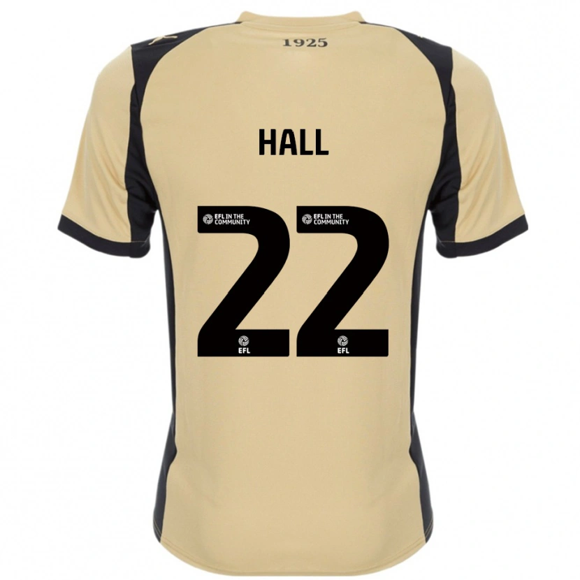 Danxen Criança Camisola Denzel Hall #22 Dourado Preto Alternativa 2025/26 Camisa