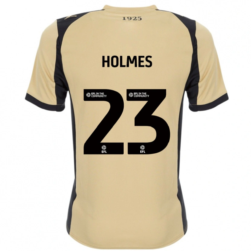 Danxen Criança Camisola Jack Holmes #23 Dourado Preto Alternativa 2025/26 Camisa