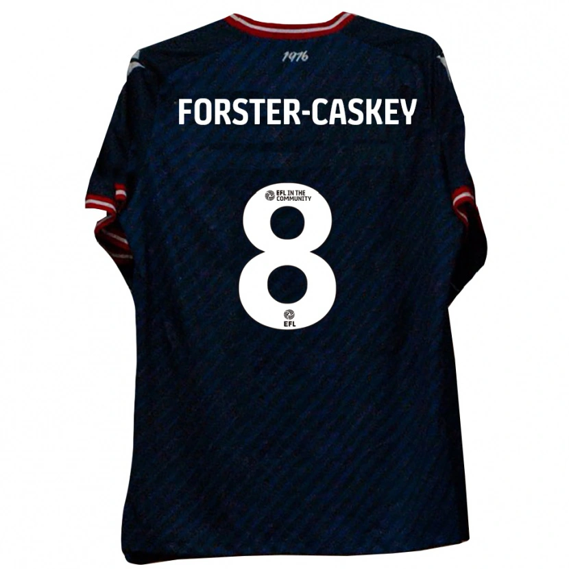 Danxen Criança Camisola Jake Forster-Caskey #8 Azul Marinho Vermelho Alternativa 2025/26 Camisa